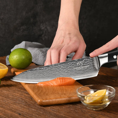 Satori Sushi Knife Damascus Steel Blade